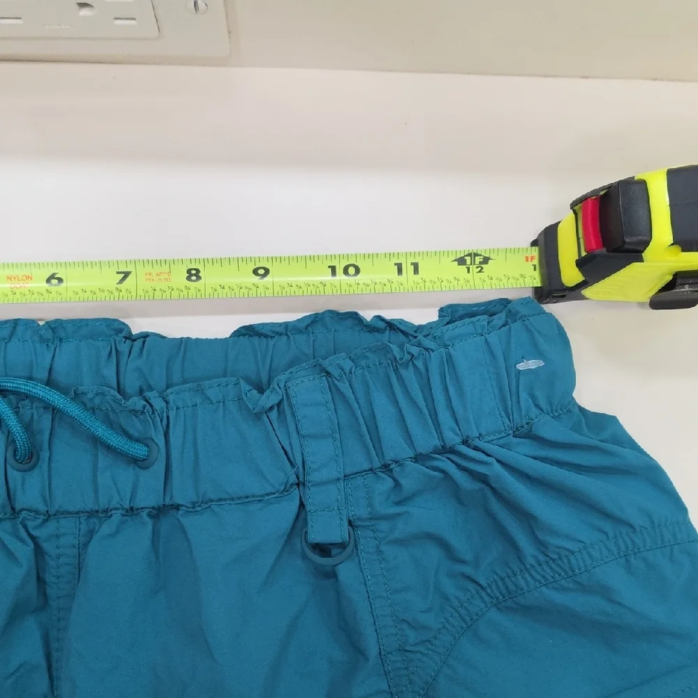 FP Movement By Free People Turquoise shorts  with cargo pockets, Size S, NWOT